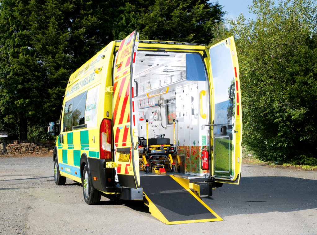 innovative video telematics back of ambulance 