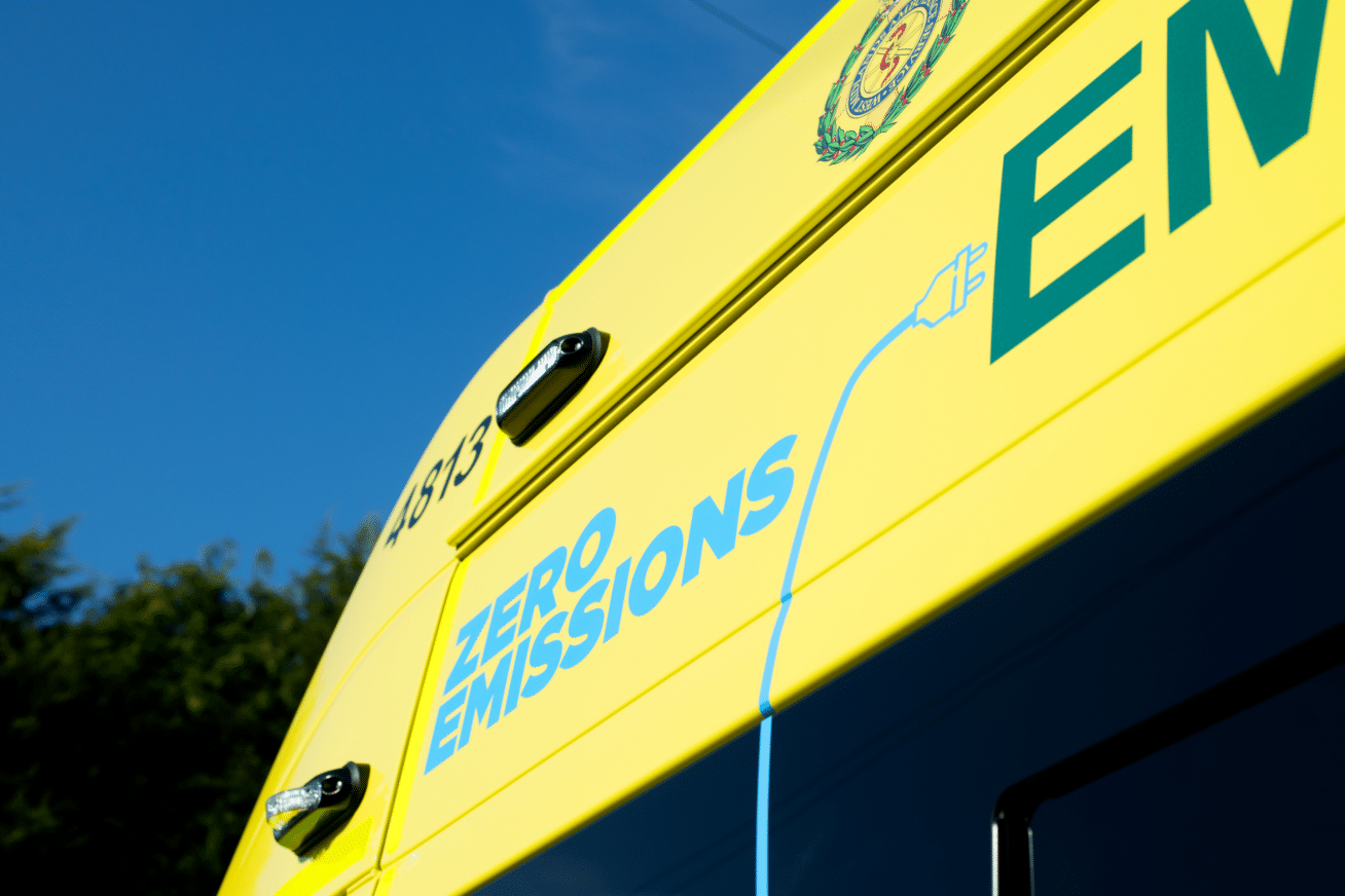 innovative video telematics zero emissions ambulance